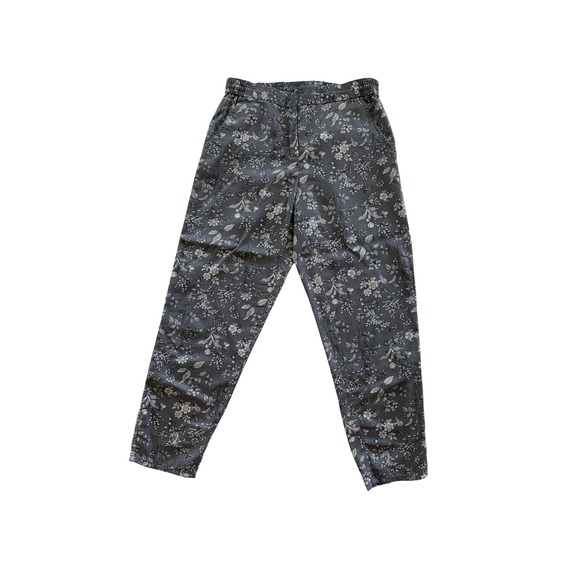 GAP Pants - Gap Womens Floral Tencel Lyocell Pull On Pants Gray XS 227435